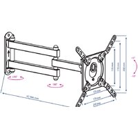 Кронштейн для телевизора Kromax DIX-14 (черный) - Превью изображения №5 — Интернет-магазин ПроЗаказ