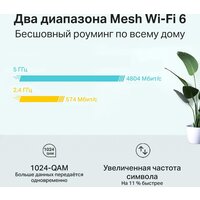 Wi-Fi роутер TP-Link Deco X60 V3.2 (1 шт.) - Превью изображения №4 — Интернет-магазин ПроЗаказ