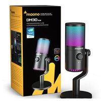 Проводной микрофон Maono DM30 RGB (черный) - Превью изображения №2 — Интернет-магазин ПроЗаказ