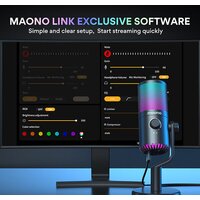 Проводной микрофон Maono DM30 RGB (черный) - Превью изображения №4 — Интернет-магазин ПроЗаказ