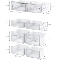Четырёхдверный холодильник Bosch Serie 4 KFN96AXEA - Превью изображения №10 — Интернет-магазин ПроЗаказ