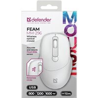 Мышь Defender Feam MM-296 (белый) - Превью изображения №2 — Интернет-магазин ПроЗаказ
