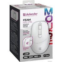 Мышь Defender Feam MM-296 (белый) - Превью изображения №3 — Интернет-магазин ПроЗаказ