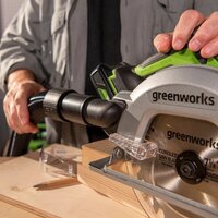 Дисковая (циркулярная) пила Greenworks GD24CS 1500907CUG (с 1-им АКБ) - Превью изображения №8 — Интернет-магазин ПроЗаказ