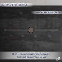 Трап/канал Lauter 210105GM 1500x15 (оружейная сталь) - Превью изображения №2 — Интернет-магазин ПроЗаказ