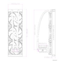 Система жидкостного охлаждения для процессора Thermalright Frozen Warframe 360 ARGB (черный) - Превью изображения №2 — Интернет-магазин ПроЗаказ