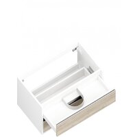  ЗОВ Тумба под умывальник Парма 70 P70LWP0MWHMC1A-LDSPW (белый/белый галифакс) - Превью изображения №2 — Интернет-магазин ПроЗаказ