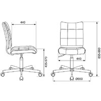 Офисное кресло Бюрократ CH-330M/LT-21 (песочный) - Превью изображения №6 — Интернет-магазин ПроЗаказ