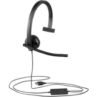 Офисная гарнитура Logitech H570e Mono USB-A (UC) - Превью изображения №7 — Интернет-магазин ПроЗаказ