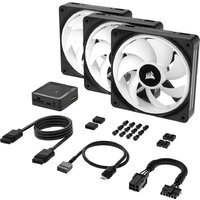 Комплект вентиляторов для корпуса с контроллером Corsair iCUE LINK QX120 RGB Triple Pack + Hub CO-9051002-WW - Превью изображения №15 — Интернет-магазин ПроЗаказ