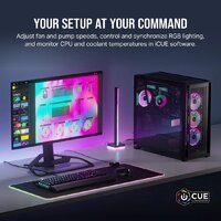 Комплект вентиляторов для корпуса с контроллером Corsair iCUE LINK QX120 RGB Triple Pack + Hub CO-9051002-WW - Превью изображения №7 — Интернет-магазин ПроЗаказ