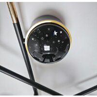 Припотолочная люстра Mirastyle Диод MH-3231/6 BK+FGD - Превью изображения №4 — Интернет-магазин ПроЗаказ