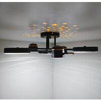 Припотолочная люстра Mirastyle Диод MH-3231/6 BK+FGD - Превью изображения №7 — Интернет-магазин ПроЗаказ