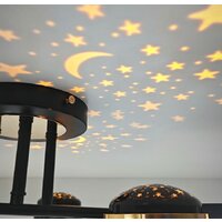 Припотолочная люстра Mirastyle Диод MH-3231/6 BK+FGD - Превью изображения №6 — Интернет-магазин ПроЗаказ