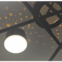 Припотолочная люстра Mirastyle Диод MH-3231/6 BK+FGD - Превью изображения №11 — Интернет-магазин ПроЗаказ