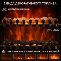 Электрокамин Planta PFP-FS400 (черный) - Превью изображения №3 — Интернет-магазин ПроЗаказ