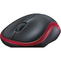 Мышь Logitech M186 (черный/красный) - Превью изображения №2 — Интернет-магазин ПроЗаказ
