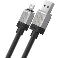 Кабель Baseus CoolPlay Series USB Type-A - Lightning (1 м, черный) - Превью изображения №3 — Интернет-магазин ПроЗаказ