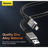 Кабель Baseus CoolPlay Series USB Type-A - Lightning (1 м, черный) - Превью изображения №16 — Интернет-магазин ПроЗаказ