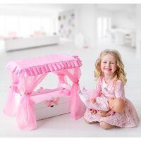 Кроватка для кукол Leader Toys Diamond Princes c царским балдахином 71219 (белый) - Превью изображения №3 — Интернет-магазин ПроЗаказ