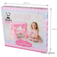 Кроватка для кукол Leader Toys Diamond Princes c царским балдахином 71219 (белый) - Превью изображения №5 — Интернет-магазин ПроЗаказ