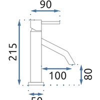 Смеситель Rea Level B2046 (черный матовый) - Превью изображения №6 — Интернет-магазин ПроЗаказ
