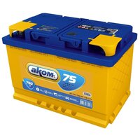 AKOM 6СТ-75VL R+ (75 А·ч)
