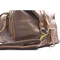 Дорожная сумка Carlo Gattini Sinfonica Campora 4019-04 (темно-коричневый) - Превью изображения №5 — Интернет-магазин ПроЗаказ