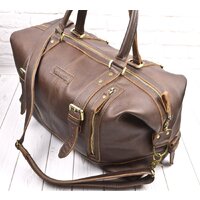 Дорожная сумка Carlo Gattini Sinfonica Campora 4019-04 (темно-коричневый) - Превью изображения №4 — Интернет-магазин ПроЗаказ