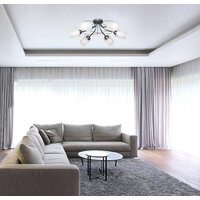 Припотолочная люстра Элетех Орбиталь 161 НСБ 01-6х60-106 Е27 1005404584 (хром) - Превью изображения №5 — Интернет-магазин ПроЗаказ