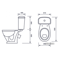 Унитаз напольный Оскольская керамика Детский - Превью изображения №2 — Интернет-магазин ПроЗаказ