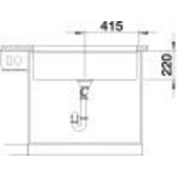 Кухонная мойка Blanco Subline 800-U 527357 (вулканический серый) - Превью изображения №5 — Интернет-магазин ПроЗаказ