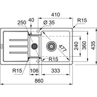 Кухонная мойка Franke Strada SAG 651-86 114.0676.322 (матовый черный) - Превью изображения №2 — Интернет-магазин ПроЗаказ