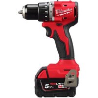 Ударная дрель-шуруповерт Milwaukee M18 M18BLPDRC-502C 4933492826 (с 2-мя АКБ 5 Ач, кейс) - Превью изображения №2 — Интернет-магазин ПроЗаказ