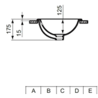 Умывальник Ideal Standard Connect 48x35 [E504501] - Превью изображения №2 — Интернет-магазин ПроЗаказ