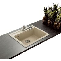 Кухонная мойка Aquasanita Quadro SQQ100W (beige 110) - Превью изображения №11 — Интернет-магазин ПроЗаказ