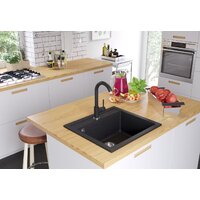 Кухонная мойка Aquasanita Quadro SQQ100W (beige 110) - Превью изображения №16 — Интернет-магазин ПроЗаказ