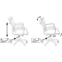 Офисное кресло Бюрократ CH-993-Low/Camel (бежевый) - Превью изображения №6 — Интернет-магазин ПроЗаказ