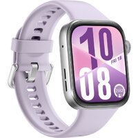 Умные часы Huawei Watch FIT 4 (серебристый, с сиреневым силиконовым ремешком, международная версия) - Превью изображения №5 — Интернет-магазин ПроЗаказ