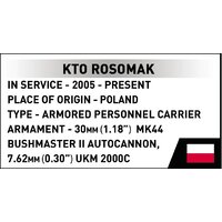 Конструктор Cobi Armed Forces KTO Rosomak - Превью изображения №8 — Интернет-магазин ПроЗаказ