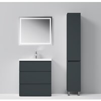  AM.PM Шкаф-пенал Gem S 30 M91CSR0306GM (правый, графит матовый) - Превью изображения №5 — Интернет-магазин ПроЗаказ