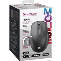 Мышь Defender Feam MM-296 (черный) - Превью изображения №2 — Интернет-магазин ПроЗаказ