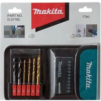 Набор оснастки для электроинструмента Makita D-31762 (17 предметов) - Превью изображения №5 — Интернет-магазин ПроЗаказ