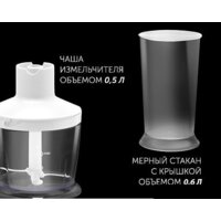 Погружной блендер Polaris PHB 1385 (белый) - Превью изображения №17 — Интернет-магазин ПроЗаказ