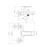 Смеситель Cersanit Brasko A63021 - Превью изображения №2 — Интернет-магазин ПроЗаказ