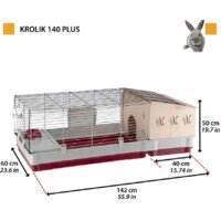 Клетка Ferplast Krolik 140 Plus 57072570 - Превью изображения №2 — Интернет-магазин ПроЗаказ