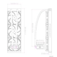 Система жидкостного охлаждения для процессора Thermalright Frozen Warframe 360 (черный) - Превью изображения №2 — Интернет-магазин ПроЗаказ