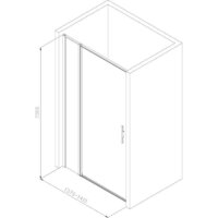 Душевая дверь Allen Brau Priority 3.31036.BBA 294065 (черный браш) - Превью изображения №15 — Интернет-магазин ПроЗаказ