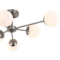 Люстра средней высоты Escada 150008/6R ES0000069 (Satin Nickel) - Превью изображения №3 — Интернет-магазин ПроЗаказ