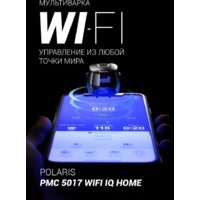 Мультиварка Polaris PMC 5017 Wi-Fi IQ Home (серебристый) - Превью изображения №2 — Интернет-магазин ПроЗаказ